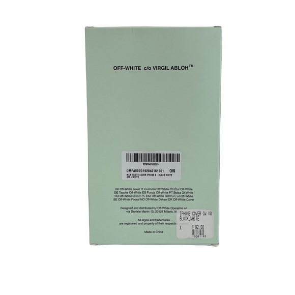 Off-White Virgil Abloh Phone Case IPhone X - New in Box Limited Edition - Picture 4 of 4